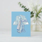 Ik hou van het strijken van grappig ijzer briefkaart (Staand voorkant)