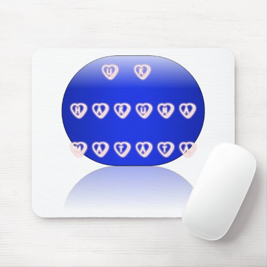 Ik hou van het Verenigd Koninkrijk Muismat (Met muis)