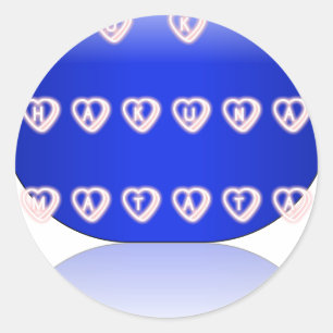 Ik hou van het Verenigd Koninkrijk Ronde Sticker