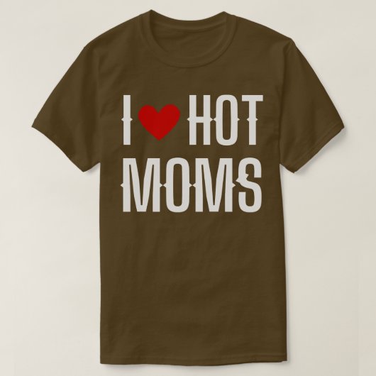 Ik hou van hete moeders 7 t-shirt (Design voorkant)