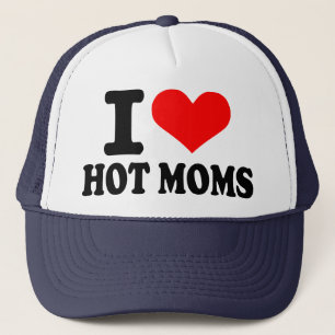 Ik hou van hete moeders trucker pet