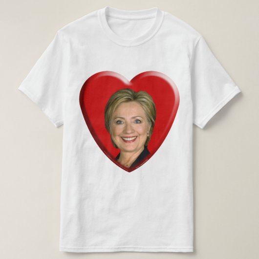 Ik hou van Hillary T-shirt (Design voorkant)