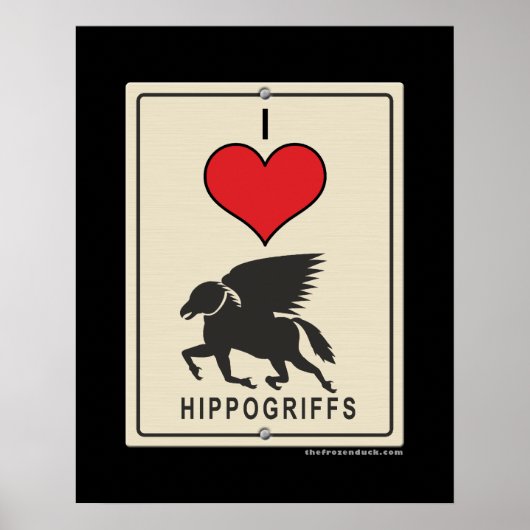 Ik hou van HIpogriffs Poster (Voorkant)