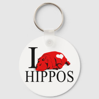 Ik hou van Hippos-Sleutelhangers Sleutelhanger