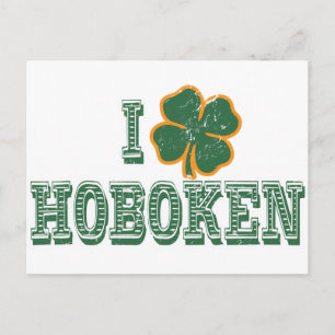 Ik hou van Hoboken - St. Patrick's Day Briefkaart