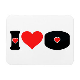 Ik hou van hockey magneet