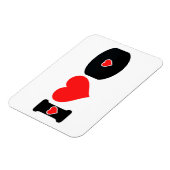 Ik hou van hockey magneet (Linkerzijde)