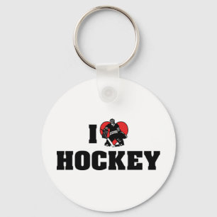 Ik Hou Van Hockey Sleutelhanger