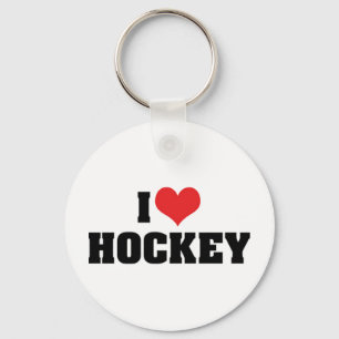 Ik Hou Van Hockey Sleutelhanger