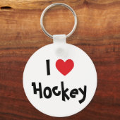 Ik hou van Hockey Sleutelhanger (Voorkant)