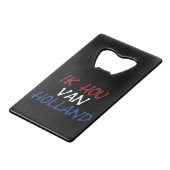 Ik Hou Van Holland superposer sur le bloc arrière (Devant Angle)