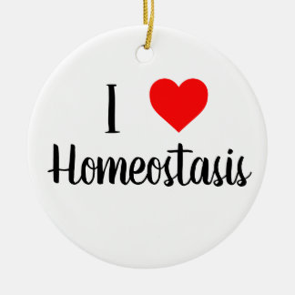 Ik hou van homeostasis ornament