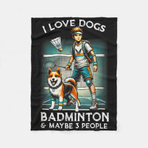 Ik hou van hondenbadminton, Schattigee jongen met Fleece Deken
