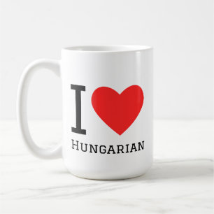 Ik hou van Hongaars Koffiemok