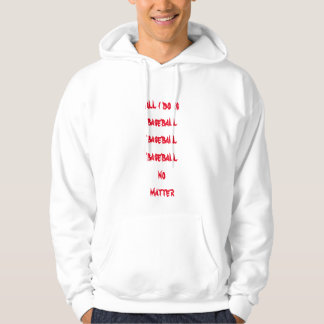 Ik hou van honkbal hoodie