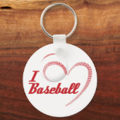 Ik hou van honkbal Keychain (Voorkant)
