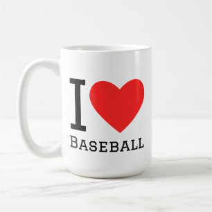 Ik hou van honkbal koffiemok