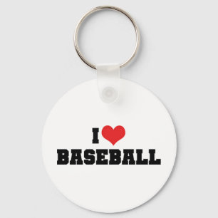 Ik Hou Van Honkbal Sleutelhanger