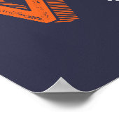 Ik hou van honkbalsport poster (Hoek)