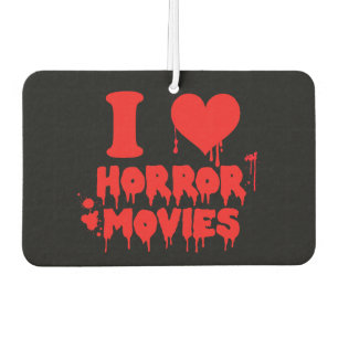 Ik hou van horrorfilms Bloody Halloween Luchtverfrisser
