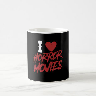 Ik hou van horrorfilms koffiemok