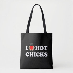 Ik hou van hot Chicken Funny Tas Shoulder Bag