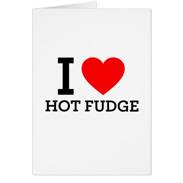 Ik hou van hot Fudge (Voorkant)