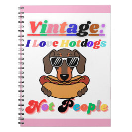 Ik hou van Hotdogs, niet van mensen Notitieboek