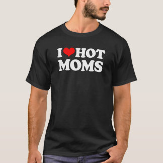 Ik hou van hotmammoms Grapny Moederdag Red Heart L T-shirt