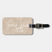 Ik hou van hout dat bruin Hakuna Matata is Bagagelabel (Voorkant horizontaal)