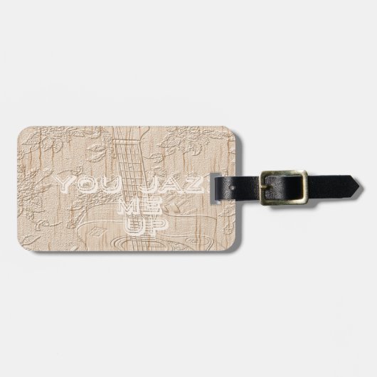 Ik hou van hout dat bruin Hakuna Matata is Bagagelabel (Voorkant horizontaal)