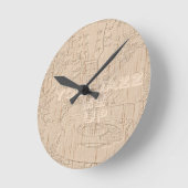 Ik hou van hout dat bruin Hakuna Matata is Ronde Klok (Hoek)