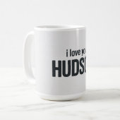 Ik hou van Hudson Koffiemok (Voorkant links)