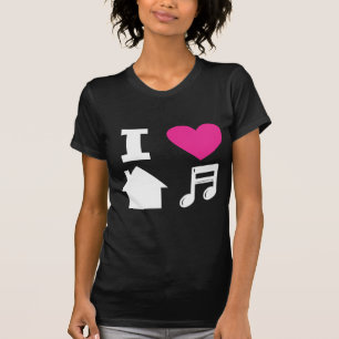 Ik hou van huismuziek t-shirt