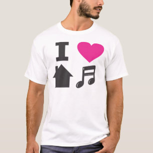 Ik hou van huismuziek t-shirt