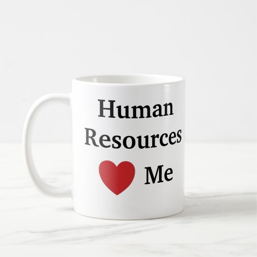 Ik hou van human resources hart me grappigste cita koffiemok (Links)