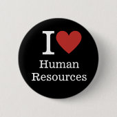 Ik hou ❤️ van Human Resources Pin Button (Voorkant)