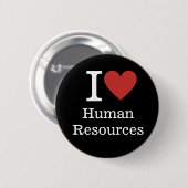 Ik hou ❤️ van Human Resources Pin Button (Voorkant /achterkant)