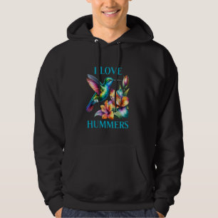 Ik hou van Hummers Kolibrie Hoodie