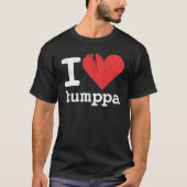 Ik hou van Humppa Basic Dark T-Shirt (Voorkant)