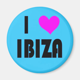 Ik hou van Ibiza magnet Magneet