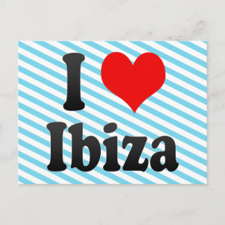 Ik hou van Ibiza, Spanje. Me Encanta Ibiza, Spanje Briefkaart