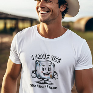Ik hou van ICE Immigratie Grensbeveiliging T-shirt