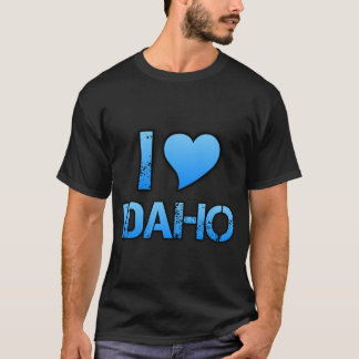 Ik hou van Idaho Skate-stijl T-shirt