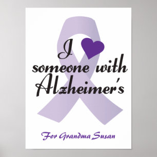 Ik hou van iemand met Alzheimer Poster