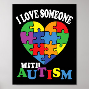 Ik hou van iemand met autisme 2 poster