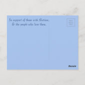 Ik hou van iemand met autisme Briefkaart (Achterkant)