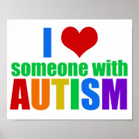 Ik hou van iemand met autisme mooie regenboog