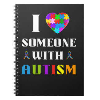 Ik hou van iemand met autisme notitieboek