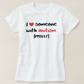 Ik hou van iemand met autisme (zelf) t-shirt